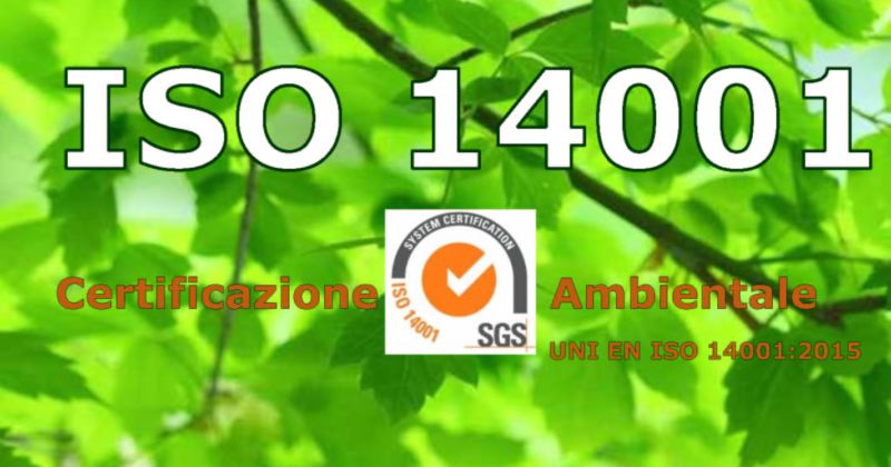 SISTEC IS CERTIFIED “UNI EN ISO 14001:2015”