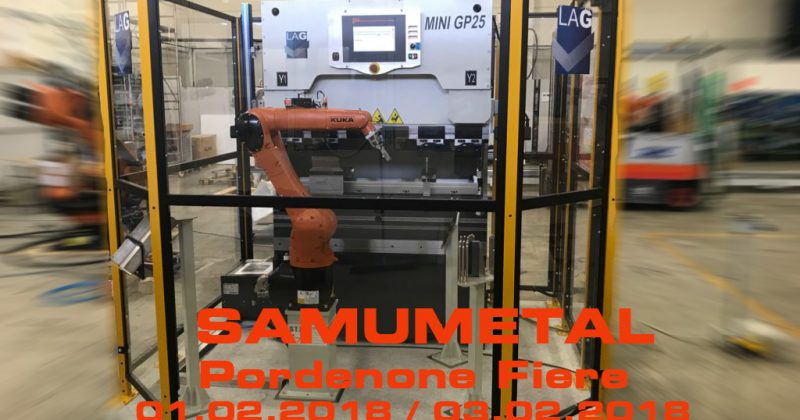 FEBRUARY 2018 – SAMUMETAL FAIR IN PORDENONE FROM 1ST TO 3RD FEBRUARY